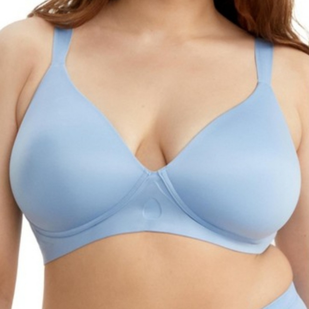 Bali Women's 2XL Cool Comfort Ultimate Wire-Free Support, Blue, DF3462
